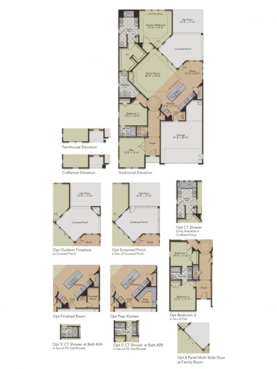 Oasis Floor Plan at Enclave at Leesville HHHunt Homes